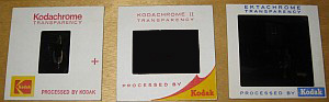 photo of 110, 135, 127 format slides