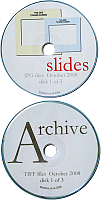 DVD of slides = archive DVD